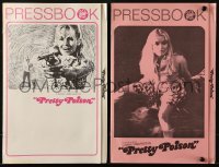 3x838 PRETTY POISON group of 2 pressbooks 1968 crazy Tuesday Weld & Anthony Perkins!