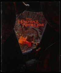 3x064 HUNCHBACK OF NOTRE DAME promo brochure 1996 Walt Disney, contains a 20x23 fold-out poster!
