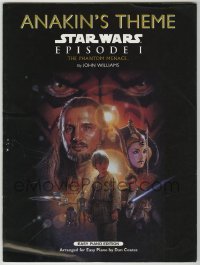 3x253 PHANTOM MENACE sheet music 1999 Star Wars Episode I, John Williams' Anakin's Theme!