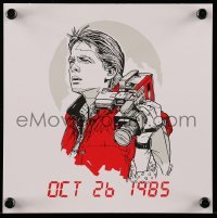 3x078 BACK TO THE FUTURE 8x8 art print 2011 great art of Marty McFly by Tyler Stout!