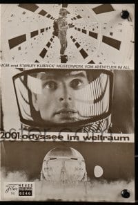 3x339 2001: A SPACE ODYSSEY Austrian program 1973 Stanley Kubrick classic, great Cinerama images!