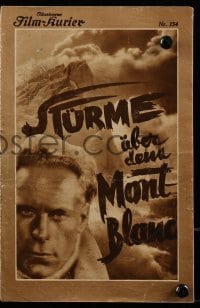 3x344 AVALANCHE Austrian program 1931 Arnold Fanck's Sturme uber dem Mont Blanc, Leni Riefenstahl!