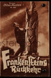 3x356 BRIDE OF FRANKENSTEIN Austrian program 1935 Boris Karloff, Elsa Lanchester, Clive, different!
