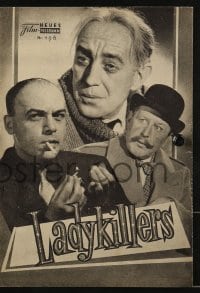 3x416 LADYKILLERS Austrian program 1957 Alec Guinness, Peter Sellers, Ealing classic, different!