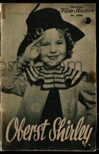 3x418 LITTLE COLONEL Austrian program 1935 different images of cute Shirley Temple & Barrymore!