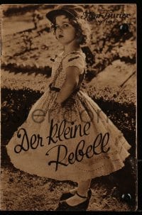 3x419 LITTLEST REBEL Austrian program 1936 different images of cute Shirley Temple & John Boles!