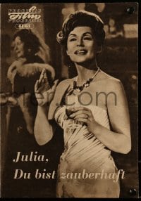 3x273 ADORABLE JULIA East German program 1963 different images of Lilli Palmer & Charles Boyer!
