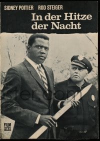 3x299 IN THE HEAT OF THE NIGHT East German program 1970 Sidney Poitier, Rod Steiger, different!