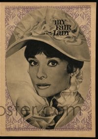 3x316 MY FAIR LADY East German program 1967 many different images of beautiful Audrey Hepburn!