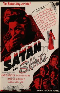 3x682 GUEST IN THE HOUSE pressbook R1957 mentally ill Anne Baxter with horns is Satan in Skirts!
