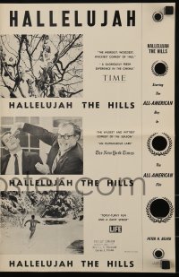 3x685 HALLELUJAH THE HILLS pressbook 1963 the wildest & wittiest comedy of the season!