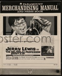 3x810 NUTTY PROFESSOR pressbook 1963 wacky scientist Jerry Lewis, sexy Stella Stevens!