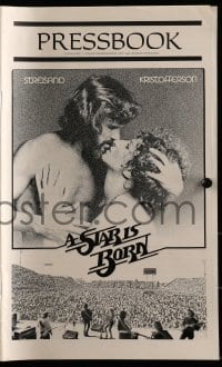 3x907 STAR IS BORN pressbook 1977 Kris Kristofferson, Barbra Streisand, rock & roll concert image!