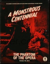 3x069 PHANTOM OF THE OPERA promo brochure R2012 great classic images of Lon Chaney!