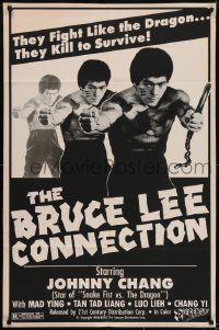 3y131 BRUCE LEE CONNECTION 1sh 1982 Bruceploitation, they fight like the dragon & kill to survive!