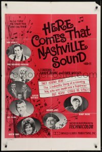 3y192 COUNTRY BOY 1sh R1970 Here Comes That Nashville Sound, country music!