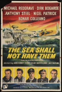 3y751 SEA SHALL NOT HAVE THEM English 1sh 1955 British soldiers Michael Redgrave & Dirk Bogarde!
