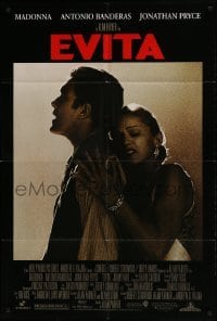 3y292 EVITA DS 1sh 1996 Madonna as Eva Peron, Antonio Banderas, Alan Parker, Oliver Stone