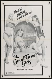 3y364 GOOD TIME GIRLS 1sh 1981 sexy girls, they'll do anything to get to the top!