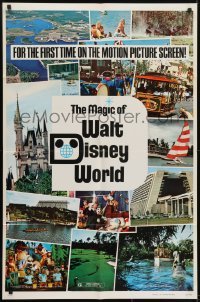 3y530 MAGIC OF WALT DISNEY WORLD 1sh 1972 great theme park scenes for the first time on screen!