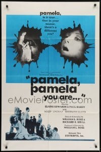 3y655 PAMELA PAMELA YOU ARE 1sh 1968 is it true... that in your mirror, there's a different you?