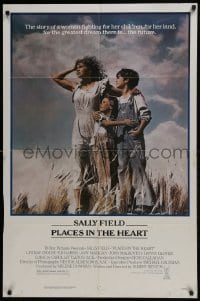 3y671 PLACES IN THE HEART 1sh 1984 single mother Sally Field fights for her children & her land!