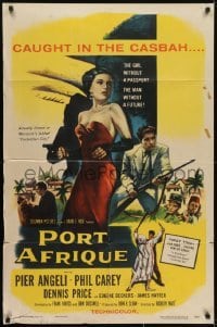 3y677 PORT AFRIQUE 1sh 1956 super sexy Pier Angeli caught in the Casbah!
