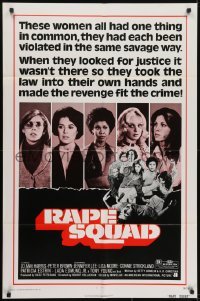 3y701 RAPE SQUAD 1sh 1974 AIP, Act of Vengeance, these women were violated in the same savage way!