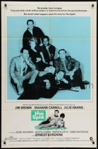 3y800 SPLIT 1sh 1968 Jim Brown, Gene Hackman, Ernest Borgnine, Klugman, Diahann Caroll