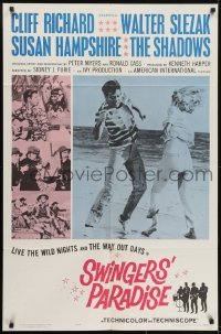 3y835 SWINGERS' PARADISE 1sh 1965 Walter Slezak, Susan Hampshire, wild nights & way out days!