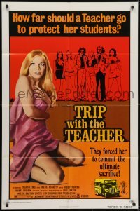 3y902 TRIP WITH THE TEACHER 1sh 1974 super sexy Brenda Fogarty goes too far for her students!