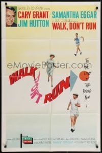 3y931 WALK DON'T RUN 1sh 1966 Cary Grant, Samantha Eggar, Jim Hutton, Olympics!