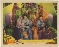3z424 BONNIE SCOTLAND LC 1935 Stan Laurel & Oliver Hardy are caught in the Maharaja's harem, rare!