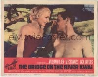 3z432 BRIDGE ON THE RIVER KWAI LC R1963 c/u of barechested William Holden with pretty Ann Sears!