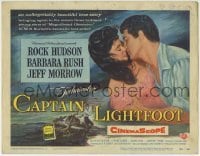 3z044 CAPTAIN LIGHTFOOT TC 1955 Rock Hudson kissing Barbara Rush, filmed entirely in Ireland!