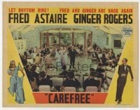 3z449 CAREFREE LC 1938 Fred Astaire & Ginger Rogers dancing together in nightclub, Irving Berlin