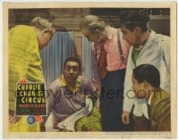 3z453 CHARLIE CHAN AT THE CIRCUS LC 1936 Keye Luke, J. Carrol Naish & others wake Warner Oland!