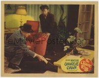 3z457 CHINESE RING LC #2 1948 scared Mantan Moreland watches Roland Winters examine dead body!
