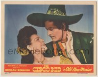 3z460 CISCO KID IN OLD NEW MEXICO LC 1945 romantic close up of Duncan Renaldo & Gwen Kenyon!