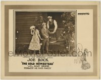 3z464 COLD HOMESTEAD LC 1923 Joe Rock with crying sweetheart leaving her father, cool border art!
