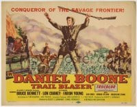 3z059 DANIEL BOONE TRAIL BLAZER TC 1956 Ken Sawyer art of Bruce Bennett, conqueror of the frontier!