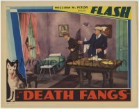 3z493 DEATH FANGS LC 1934 Flash the Wonder Dog climbs through window to catch the bad guys!