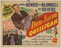 3z069 DON JUAN QUILLIGAN TC 1945 bigamist William Bendix's new love technique for Joan Blondell!