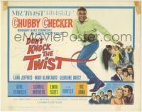 3z072 DON'T KNOCK THE TWIST TC 1962 full-length image of dancing Chubby Checker, rock & roll!