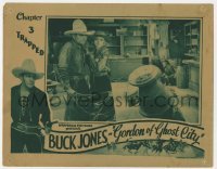3z579 GORDON OF GHOST CITY chapter 3 LC 1933 Buck Jones, Madge Bellamy, Universal serial, Trapped!