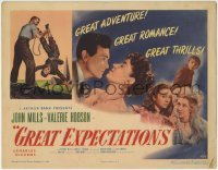 3z103 GREAT EXPECTATIONS TC 1946 John Mills, Hobson, Charles Dickens, directed by David Lean!