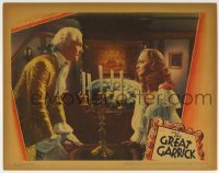 3z580 GREAT GARRICK LC 1937 great c/u of Brian Aherne & pretty Olivia De Havilland, James Whale!