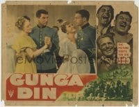 3z586 GUNGA DIN LC R1946 uniformed Cary Grant & Douglas Fairbanks Jr. dancing with pretty women!