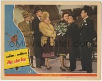 3z608 HIT THE ICE LC 1943 pretty Elyse Knox & Ginny Simms with Bud Abbott & Lou Costello!