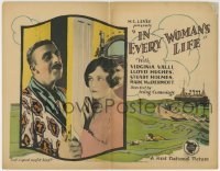3z136 IN EVERY WOMAN'S LIFE TC 1924 Virginia Valli courted by old count & ends up in shipwreck!